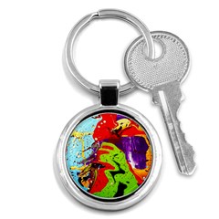 Untitled Island 5 Key Chains (round)  by bestdesignintheworld