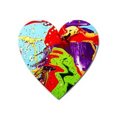 Untitled Island 5 Heart Magnet by bestdesignintheworld