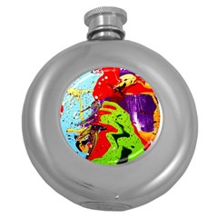 Untitled Island 5 Round Hip Flask (5 Oz) by bestdesignintheworld