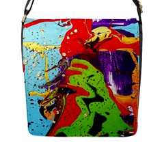 Untitled Island 5 Flap Messenger Bag (l) 