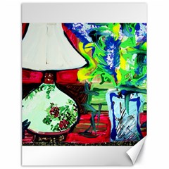 Lilack, Lamp And Curtain Window 3 Canvas 18  X 24   by bestdesignintheworld