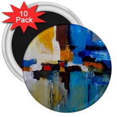 Abstract 3  Magnets (10 Pack)  by consciouslyliving