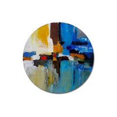 Abstract Magnet 3  (round) by consciouslyliving