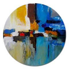 Abstract Magnet 5  (round) by consciouslyliving