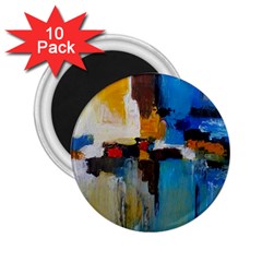 Abstract 2 25  Magnets (10 Pack)  by consciouslyliving