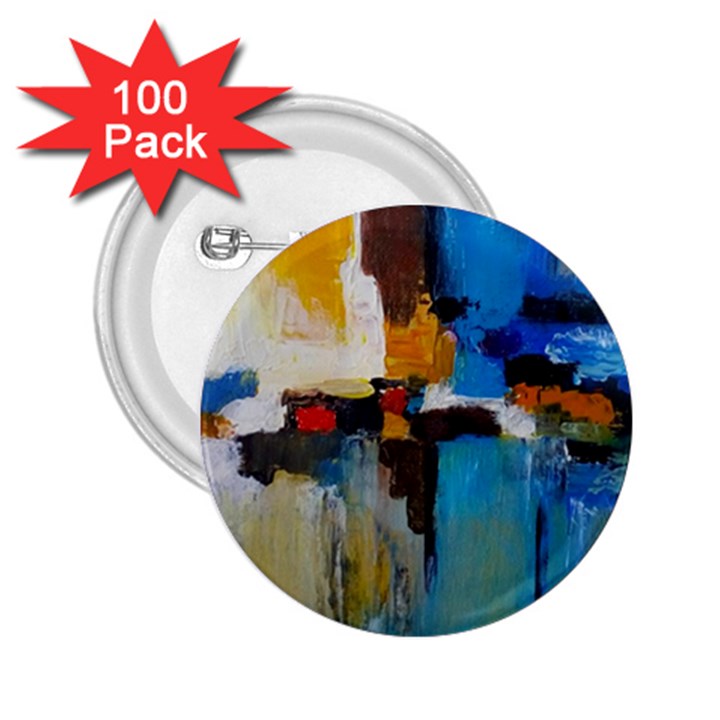 Abstract 2.25  Buttons (100 pack) 