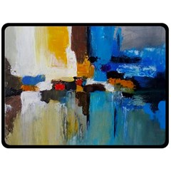 Abstract Double Sided Fleece Blanket (large) 