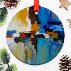 Abstract Round Ornament (two Sides)