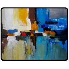 Abstract Double Sided Fleece Blanket (medium) 