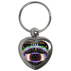 Crowned Existence Of Neon Key Chain (heart) by TheExistenceOfNeon2018