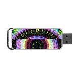 Crowned Existence Of Neon Portable USB Flash (One Side) Front