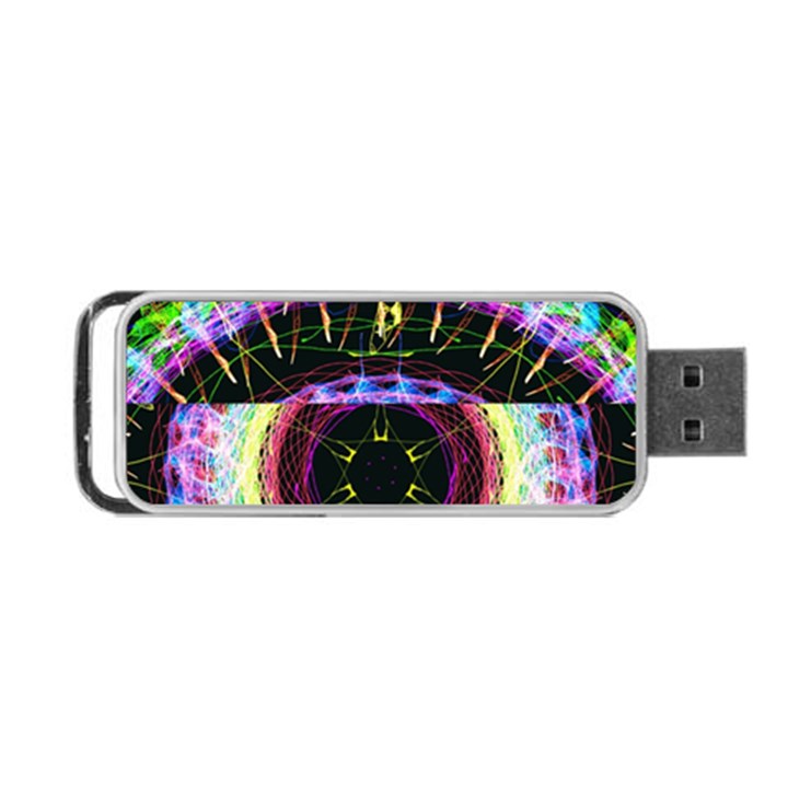 Crowned Existence Of Neon Portable USB Flash (One Side)