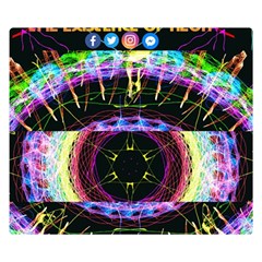 Crowned Existence Of Neon Double Sided Flano Blanket (small)