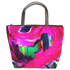 Flamingo   Child Of Dawn 8 Bucket Bags by bestdesignintheworld