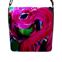 Flamingo   Child Of Dawn 8 Flap Messenger Bag (l)  by bestdesignintheworld