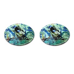 June Gloom 5 Cufflinks (oval) by bestdesignintheworld