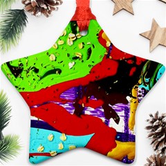 Untitled Island 4 Star Ornament (two Sides) by bestdesignintheworld