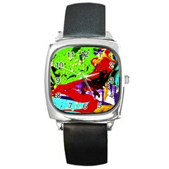 Untitled Island 4 Square Metal Watch by bestdesignintheworld