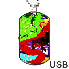 Untitled Island 4 Dog Tag Usb Flash (two Sides) by bestdesignintheworld