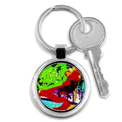 Untitled Island 4 Key Chains (round)  by bestdesignintheworld