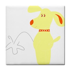 Mutt Dog Animal Domestic Vector Tile Coasters by Nexatart