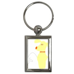 Mutt Dog Animal Domestic Vector Key Chains (rectangle)  by Nexatart