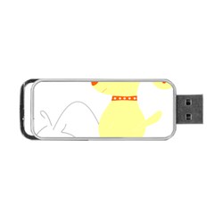 Mutt Dog Animal Domestic Vector Portable Usb Flash (one Side) by Nexatart