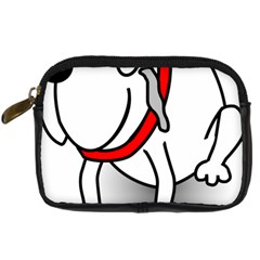 Dog Animal Pet Grin Sit Happy Digital Camera Cases by Nexatart