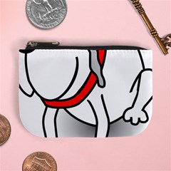 Dog Animal Pet Grin Sit Happy Mini Coin Purses by Nexatart