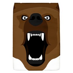 Bear Brown Set Paw Isolated Icon Flap Covers (s) 