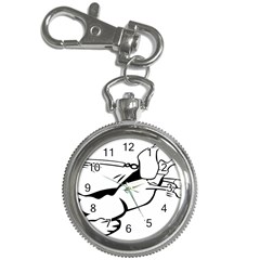 Dog Leash Lead Running Animal Key Chain Watches by Nexatart