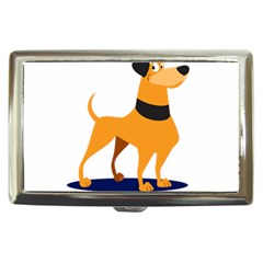 Stub Illustration Cute Animal Dog Cigarette Money Cases by Nexatart