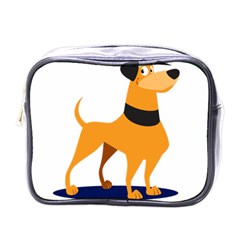 Stub Illustration Cute Animal Dog Mini Toiletries Bags by Nexatart