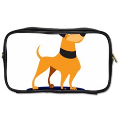 Stub Illustration Cute Animal Dog Toiletries Bags 2-side by Nexatart