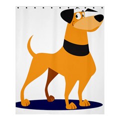 Stub Illustration Cute Animal Dog Shower Curtain 60  X 72  (medium)  by Nexatart