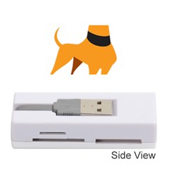 Stub Illustration Cute Animal Dog Memory Card Reader (stick)  by Nexatart