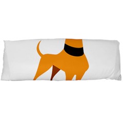 Stub Illustration Cute Animal Dog Body Pillow Case (dakimakura) by Nexatart