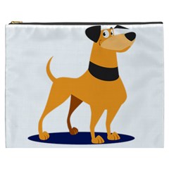 Stub Illustration Cute Animal Dog Cosmetic Bag (xxxl)  by Nexatart