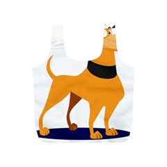 Stub Illustration Cute Animal Dog Full Print Recycle Bags (s)  by Nexatart