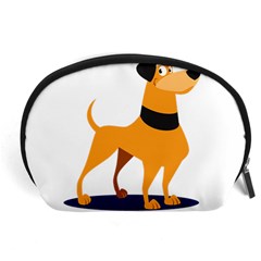 Stub Illustration Cute Animal Dog Accessory Pouches (large)  by Nexatart