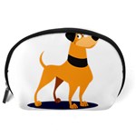 Stub Illustration Cute Animal Dog Accessory Pouches (Large)  Back