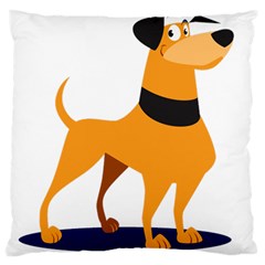 Stub Illustration Cute Animal Dog Standard Flano Cushion Case (two Sides) by Nexatart