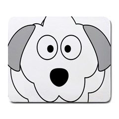 Animal Cartoon Colour Dog Large Mousepads by Nexatart