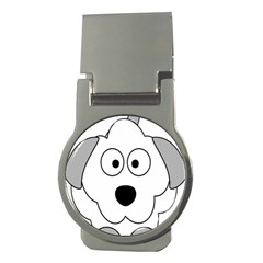 Animal Cartoon Colour Dog Money Clips (round)  by Nexatart