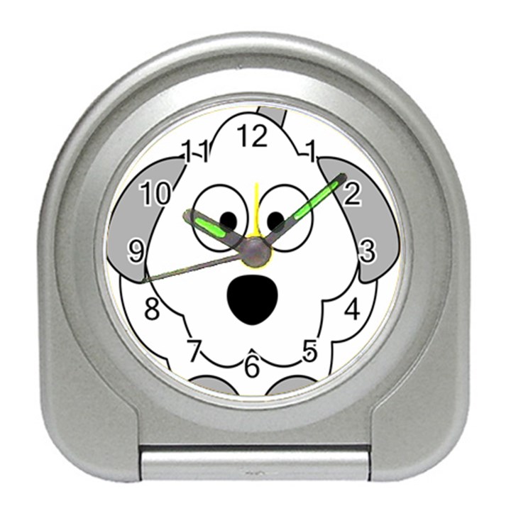 Animal Cartoon Colour Dog Travel Alarm Clocks