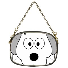 Animal Cartoon Colour Dog Chain Purses (one Side)  by Nexatart