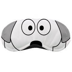 Animal Cartoon Colour Dog Sleeping Masks by Nexatart