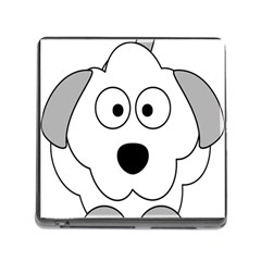 Animal Cartoon Colour Dog Memory Card Reader (square) by Nexatart