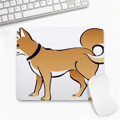 Dog Brown Pet Animal Tail Eskimo Large Mousepads by Nexatart