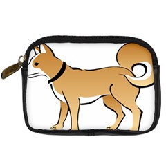 Dog Brown Pet Animal Tail Eskimo Digital Camera Cases by Nexatart